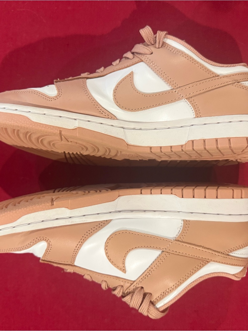 Nike Women’s White and Blush Low-Top Sneakers - Picture 4 of 4